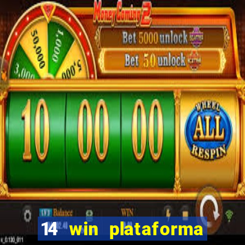 14 win plataforma de jogos